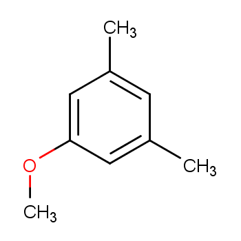 3,5-二甲基苯甲醚化学结构式