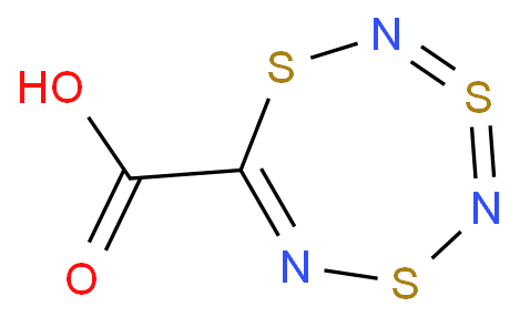 1,3lambda4delta2,5,2,4,6-trithiatriazepine-7-carboxylic acid|1,3lambda(4)delta(2),5,2,4,6-trithiatriazepine-7-carboxylic acid|1,3,5,2,4,6-trithiatriazepine-7-carboxylic acid