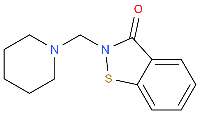 2-(1-piperidinylmethyl)-1,2-benzisothiazol-3(2H)-one