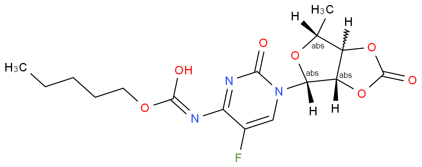卡培他滨 USP杂质C化学结构式