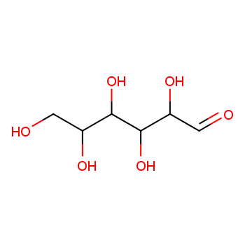 D-阿洛糖化学结构式