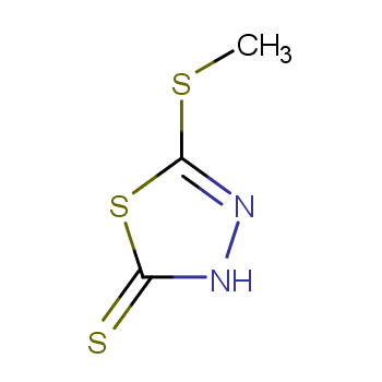 2-Mercapto-5-methylthio-1,3,4-thiadiazole