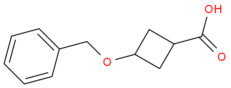 3-苄氧基-环丁烷甲酸化学结构式