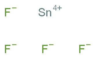 四氟化锡(IV)化学结构式