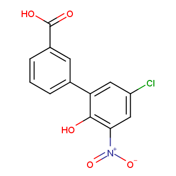 5-CHLORO-2-HYDROXY-3-NITRO-(1,1-BIPHENYL)-3-CARBOXYLIC ACID