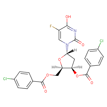 3,5-Di-O-p-chlorobenzoyl α-Floxuridine