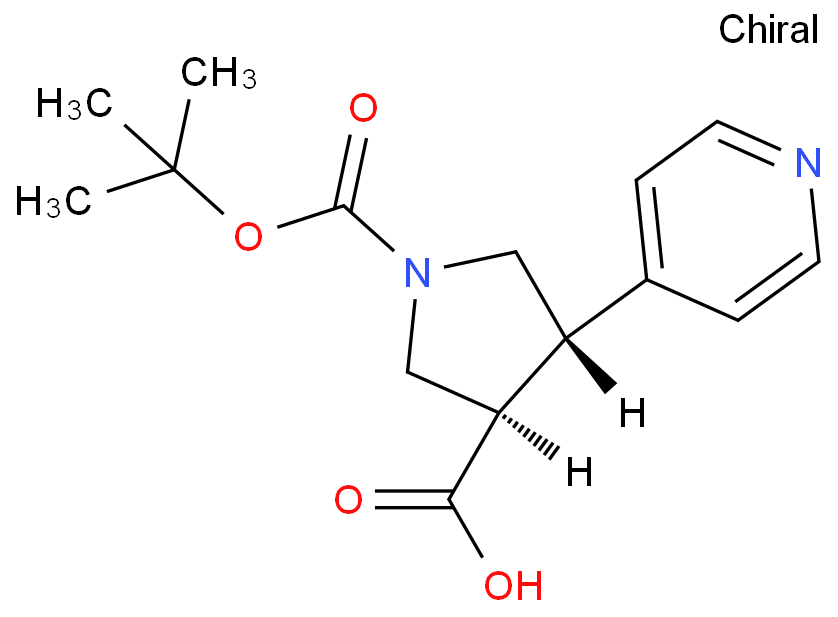 BOC-(TRANS)-4-(4-PYRIDINYL)-PYRROLIDINE-3-CARBOXYLIC ACID