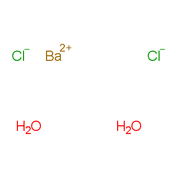 Barium chloride dihydrate structure