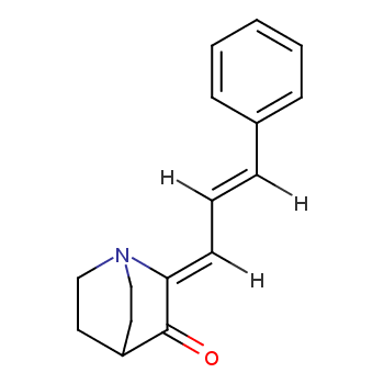 2-(3-PHENYL-2-PROPENYLIDENE)-3-QUINUCLIDINONE