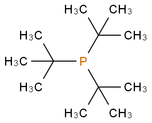 三叔丁基膦化学结构式