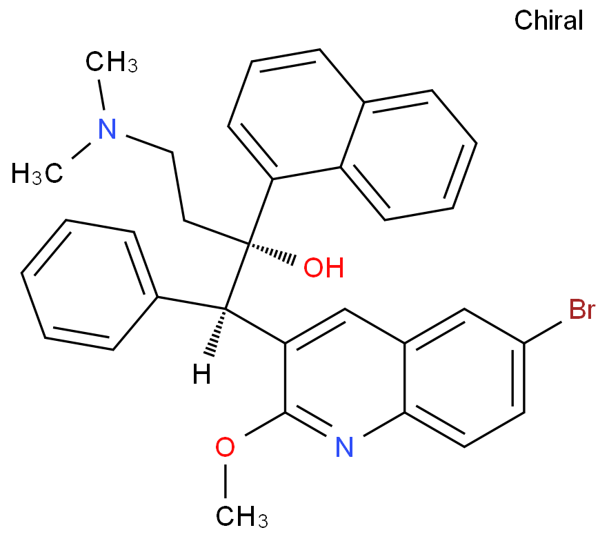 贝达喹啉化学结构式