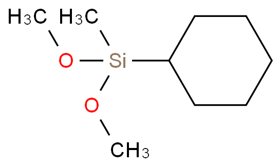 甲基环己基二甲氧基硅烷化学结构式