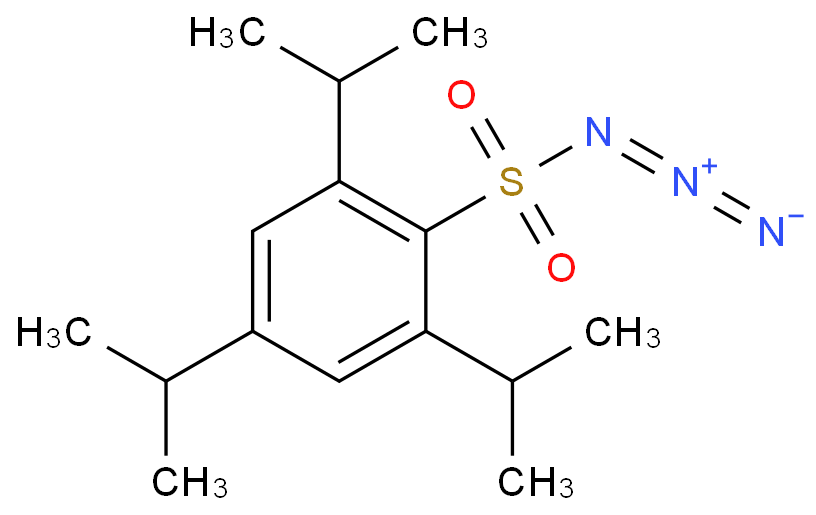 2,4,6-三异丙基苯磺酰叠氮化物 (约10%水润湿品) (单位重量基于干重)