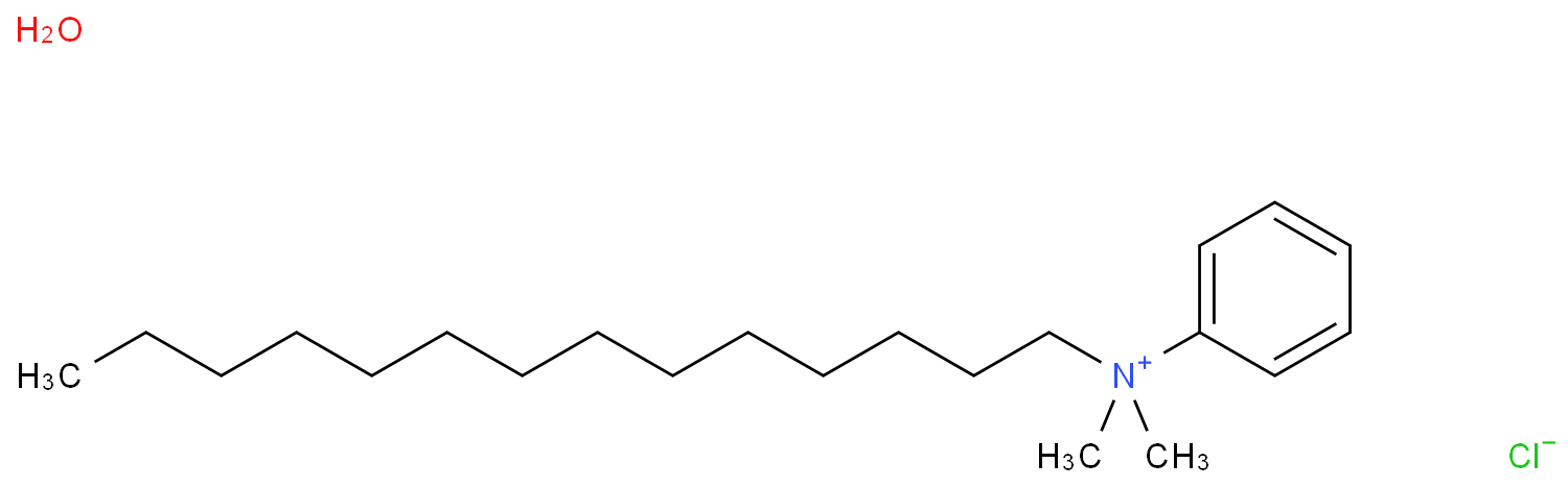 Benzododecinium chloride structure