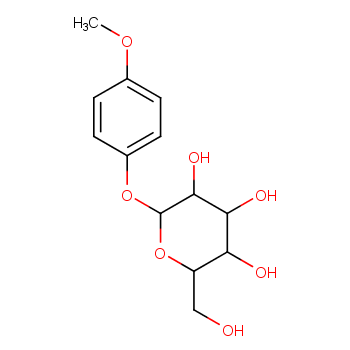 (2R,3S,4S,5R,6S)-2-(hydroxymethyl)-6-(4-methoxyphenoxy)oxane-3,4,5-triol