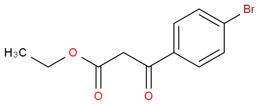 (4-溴苯甲酰)乙酸乙酯化学结构式