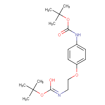 4-(2-(tert-Butoxycarbonyl)aminoethoxy)(tert-butoxycarbonyl)aniline