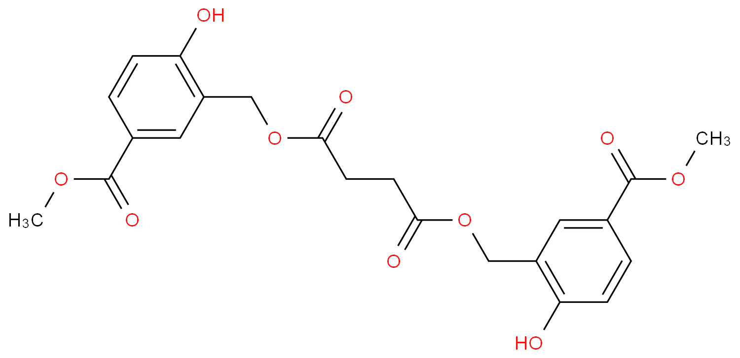 butanedioic-acid-bis-2-hydroxy-5-methoxycarbonyl-phenyl-methyl-ester