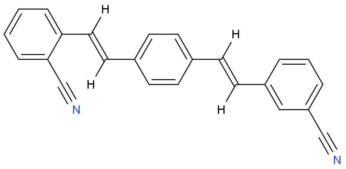 2-[(E)-2-[4-[(E)-2-(3-cyanophenyl)ethenyl]phenyl]ethenyl]benzonitrile