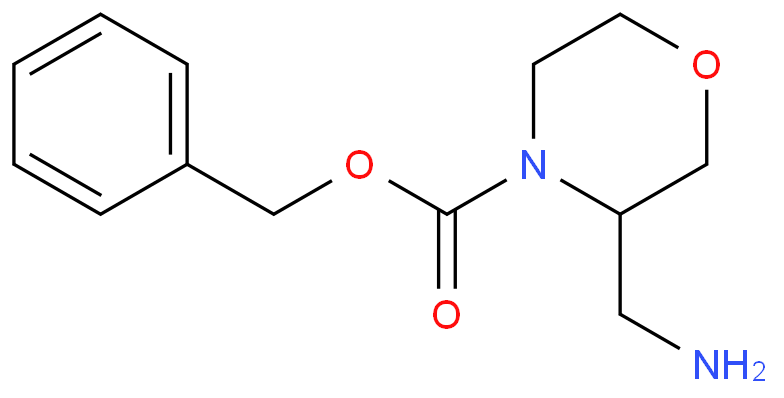 中文名称: 3-(氨基甲基)-4-吗啉羧酸苄酯 886363-09-3