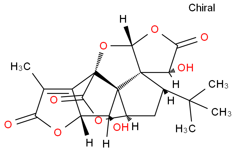 银杏内酯K化学结构式