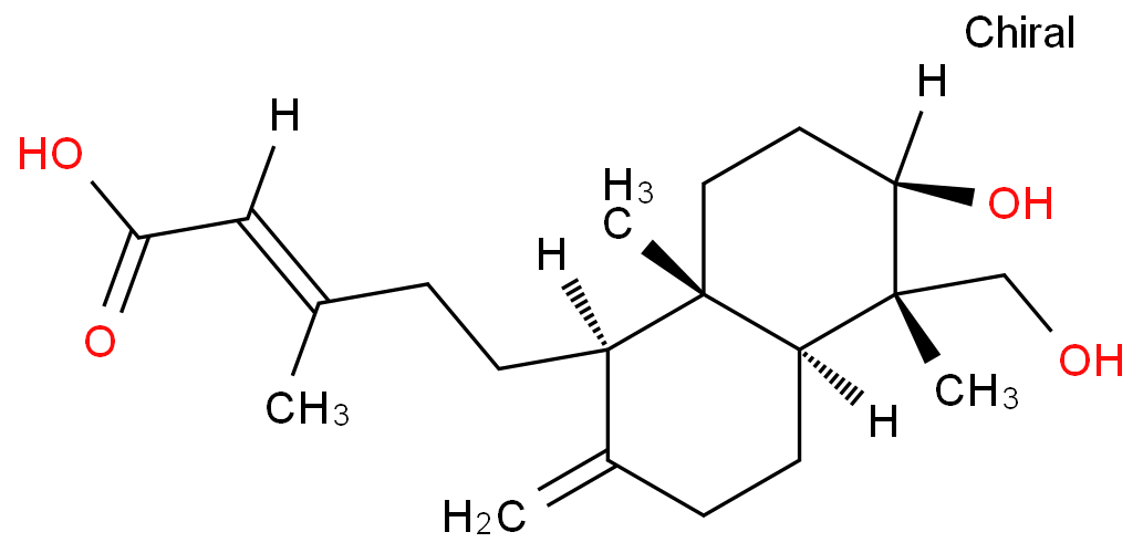 ent-3β,18-Dihydroxylabda-8(17),13E-dien-15-oic acid  