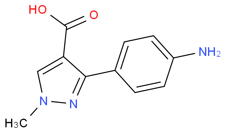 3-(4-氨基苯基)-1-甲基-1H-吡唑-4-羧酸 CAS号:1197965-65-3科研及生产专用 高校及研究所支持货到付款