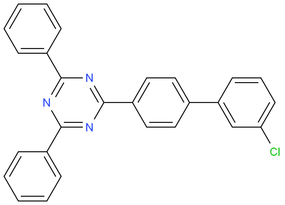 2-(3’-氯联苯-4-基)-4,6-二苯基-1,3,5-三嗪