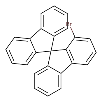 1-溴-9,9-螺二芴化学结构式