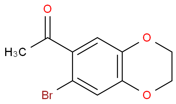 1-(6-bromo-2,3-dihydro-1,4-benzodioxin-7-yl)ethanone