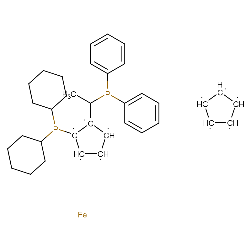 (S)-(+)-L-[(R)-2-(二環(huán)己基膦基)三戊鐵基]乙基二環(huán)己基膦