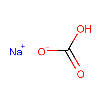 Sodium bicarbonate structure