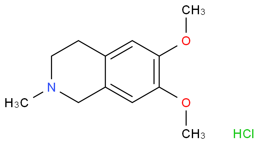 6,7-dimethoxy-2-methyl-1,2,3,4-tetrahydroisoquinolin-2-ium,chloride