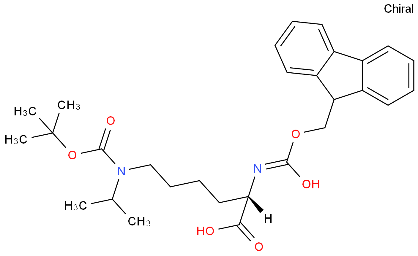 N-芴甲氧羰基-N'-叔丁氧羰基-N'-异丙基-L-赖氨酸  201003-48-7 产品图片