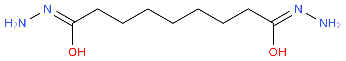 壬二酸二酰肼化学结构式