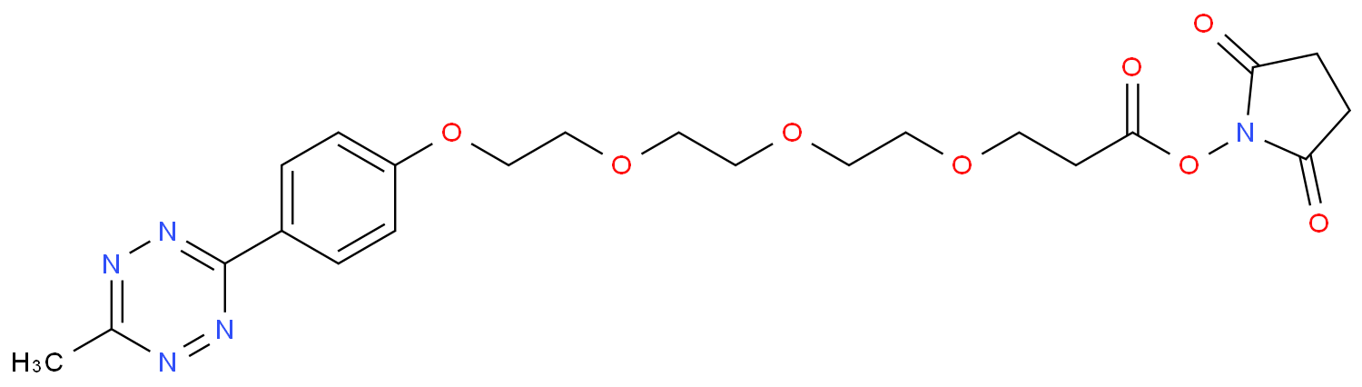 2,5-二氧代吡咯烷-1-基3-(2-(2-(2-(4-(6-甲基-1,2,4,5-四嗪-3-基)苯氧基)乙氧基)乙氧基)乙氧基)丙酸酯