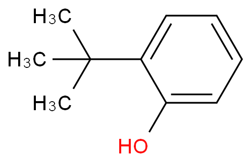 2-叔丁基苯酚化学结构式