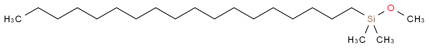 十八烷基二甲基甲氧基硅烷化学结构式