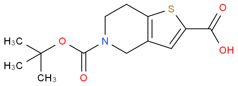 5-[(2-methylpropan-2-yl)oxycarbonyl]-6,7-dihydro-4H-thieno[3,2-c]pyridine-2-carboxylic acid