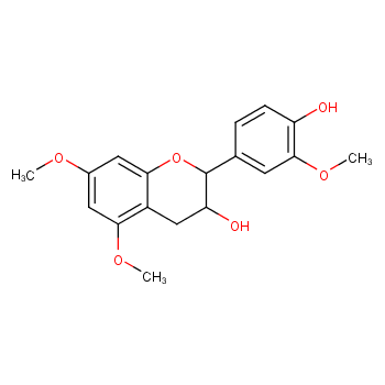 3,4'-二羟基-3',5,7-三甲氧基黄烷价格, 3,4'-Dihydroxy-3,5',7-trimethoxyflavan对照品, CAS号:97914-19-7