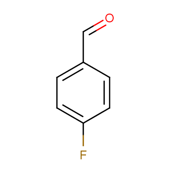 对氟苯甲醛化学结构式
