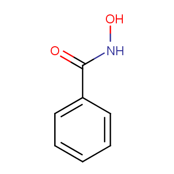 苯甲羟肟酸化学结构式