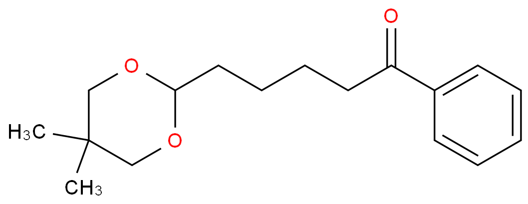 5-(5,5-DIMETHYL-1,3-DIOXAN-2-YL)VALEROPHENONE