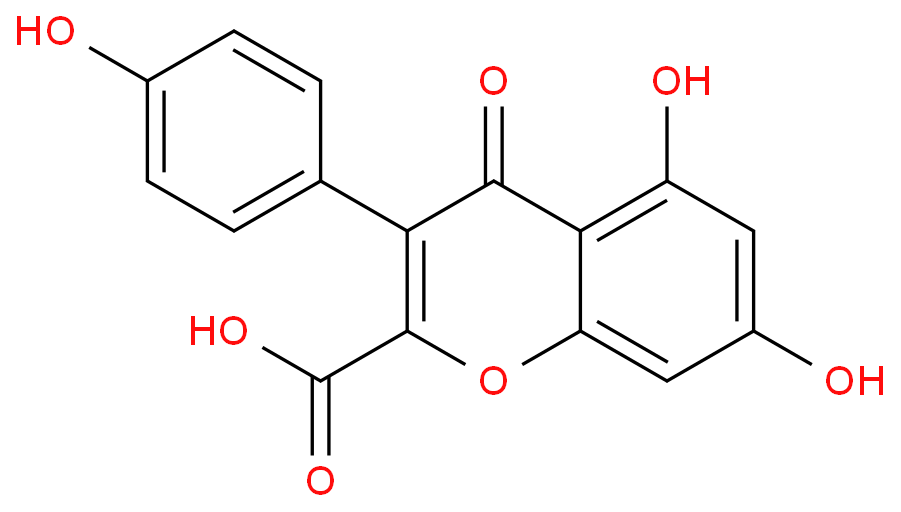 4H-1-Benzopyran-2-carboxylic acid,5,7-dihydroxy-3-(4-hydroxyphenyl)-4-oxo-