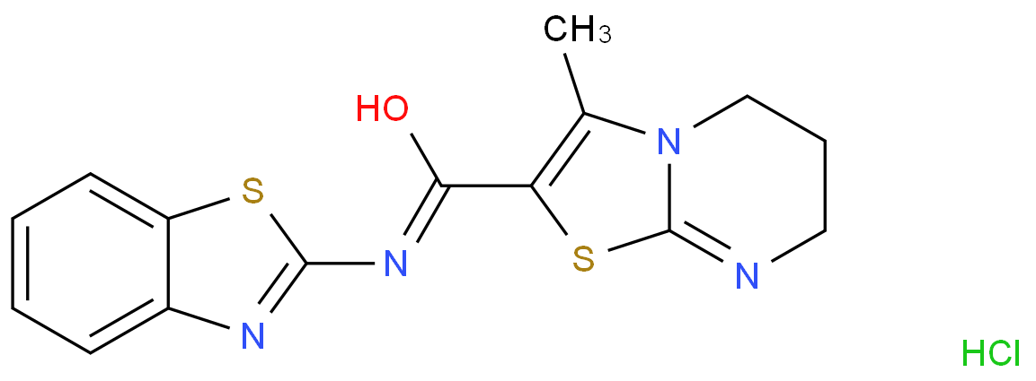 N-(1,3-benzothiazol-2-yl)-3-methyl-6,7-dihydro-5H-thiazolo[3,2-a]pyrimidine-2-carboxamide;hydrochloride