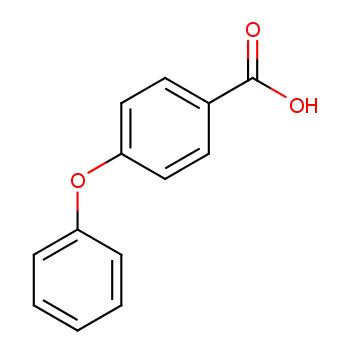 4-苯氧基苯甲酸化学结构式