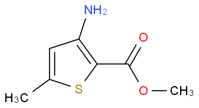 METHYL 3-AMINO-5-METHYLTHIOPHENE-2-CARBOXYLATE structure