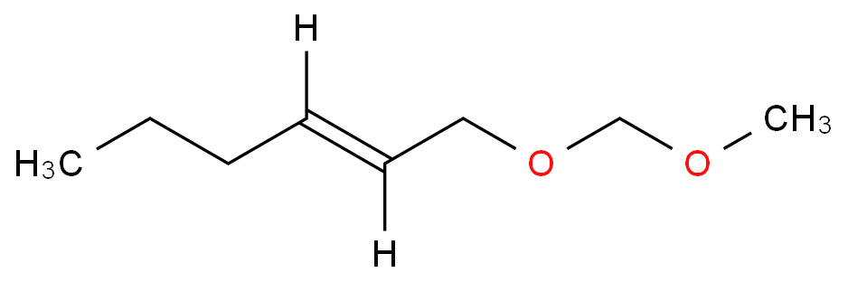 2-Hexene, 1-(methoxymethoxy)-, (2E)- structure