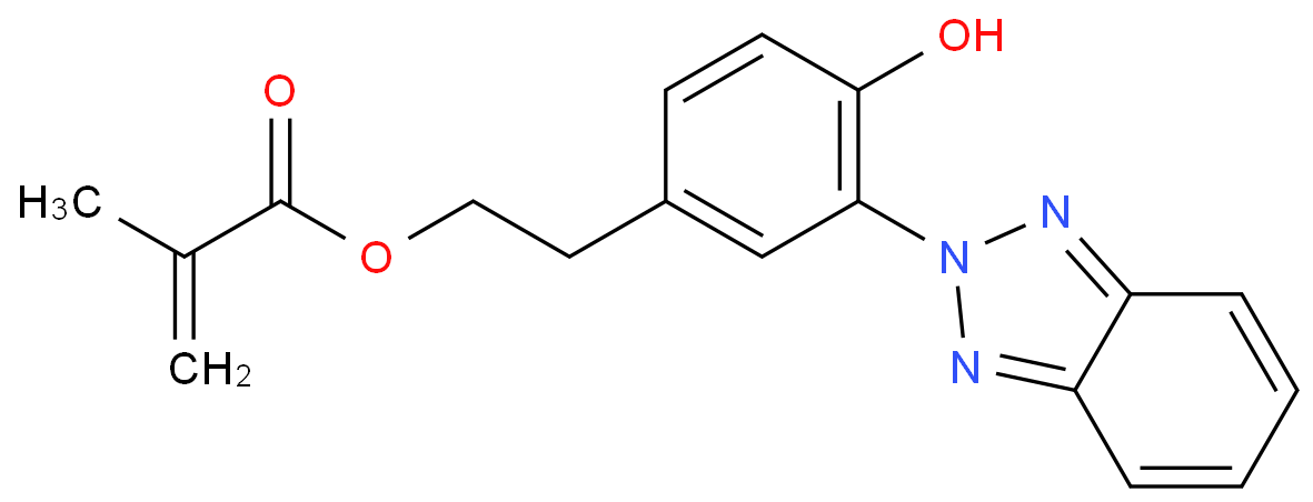 96478-09-0 2-[2-羟基-5-[2-(甲基丙烯酰氧)乙基]苯基]-2H-苯并三唑 结构式图片