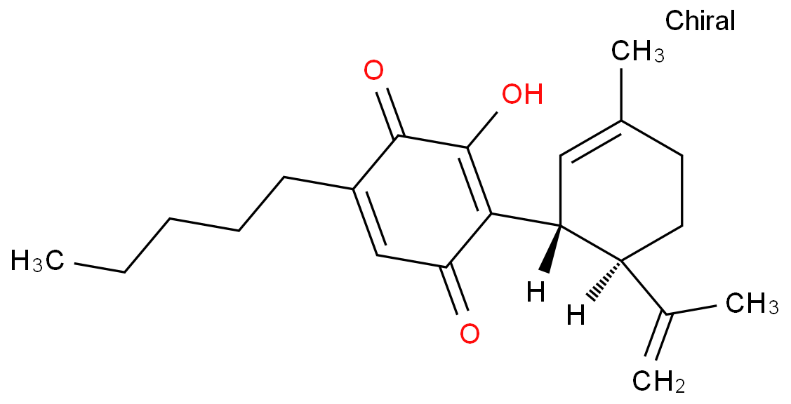 2,5-Cyclohexadiene-1,4-dione,3-hydroxy-2-[(1R,6R)-3-methyl-6-(1-methylethenyl)-2-cyclohexen-1-yl]-5-pentyl-  